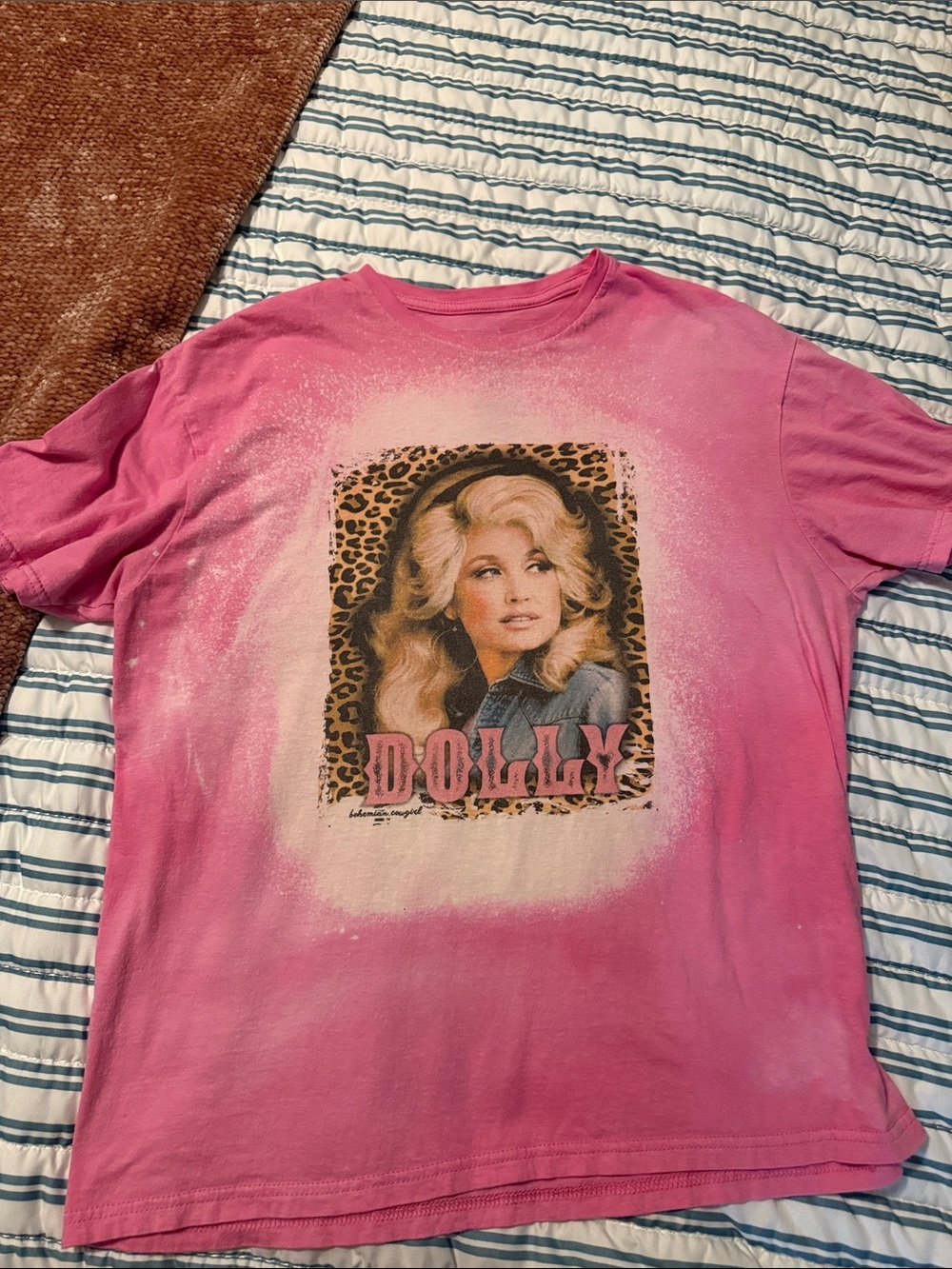 Pink Graphic Dolly Print Women's Tee